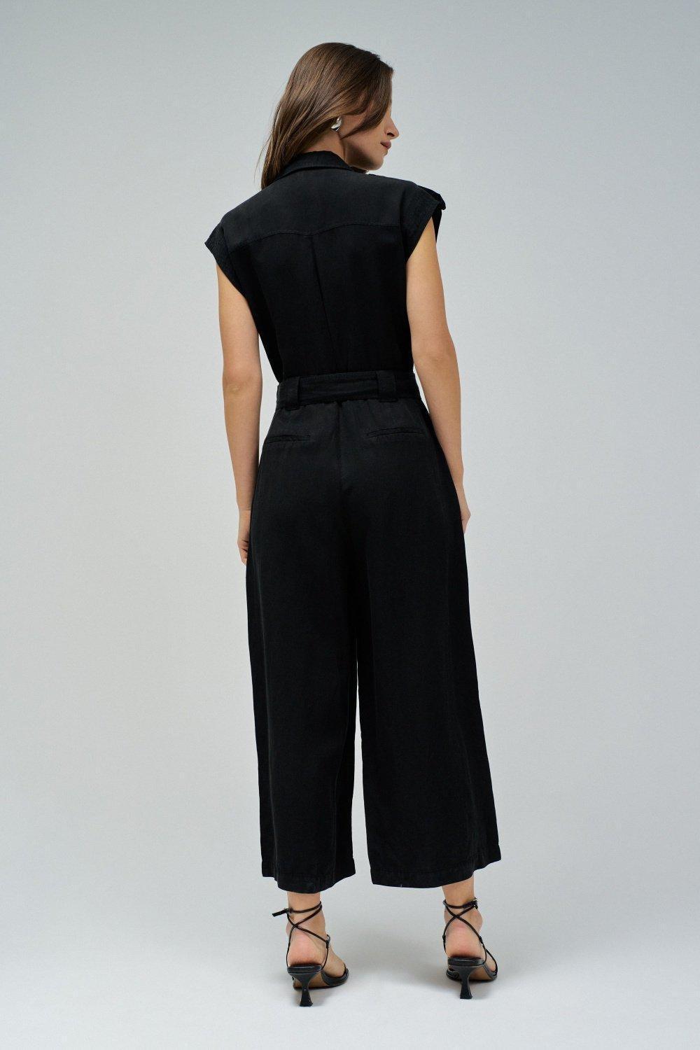 Black Light denim Jumpsuit, , large image number 3