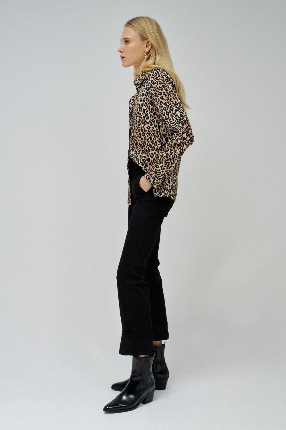 Multicolour Animal Print Button Down Shirt, , large image number 2
