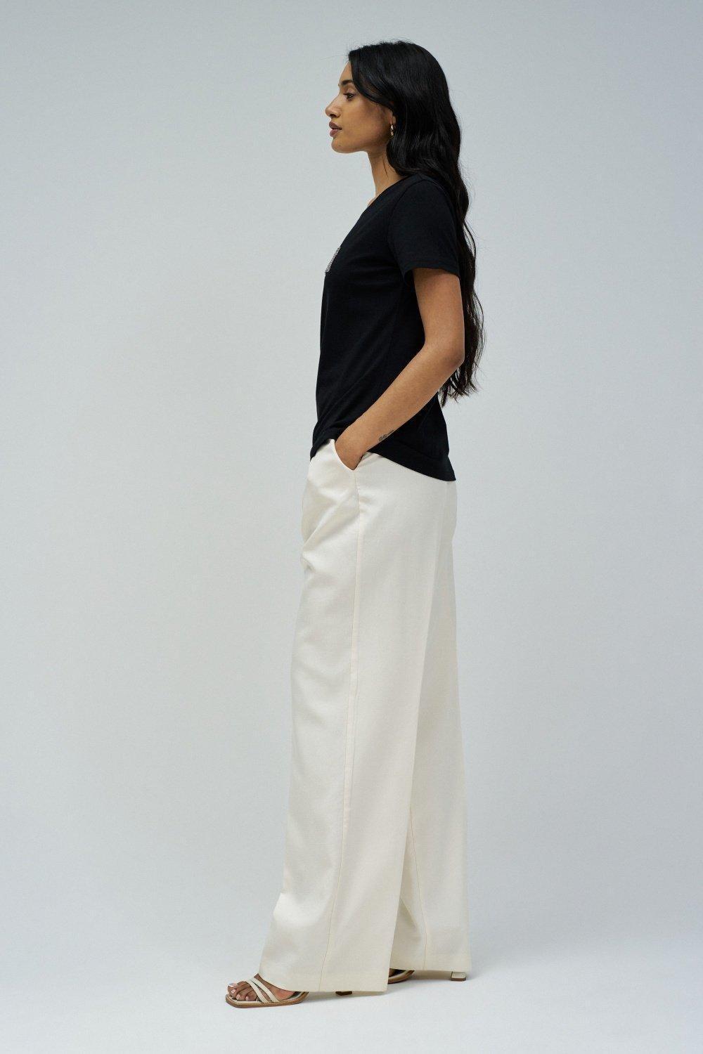 T-Shirt With Branding, Black, large image number 1