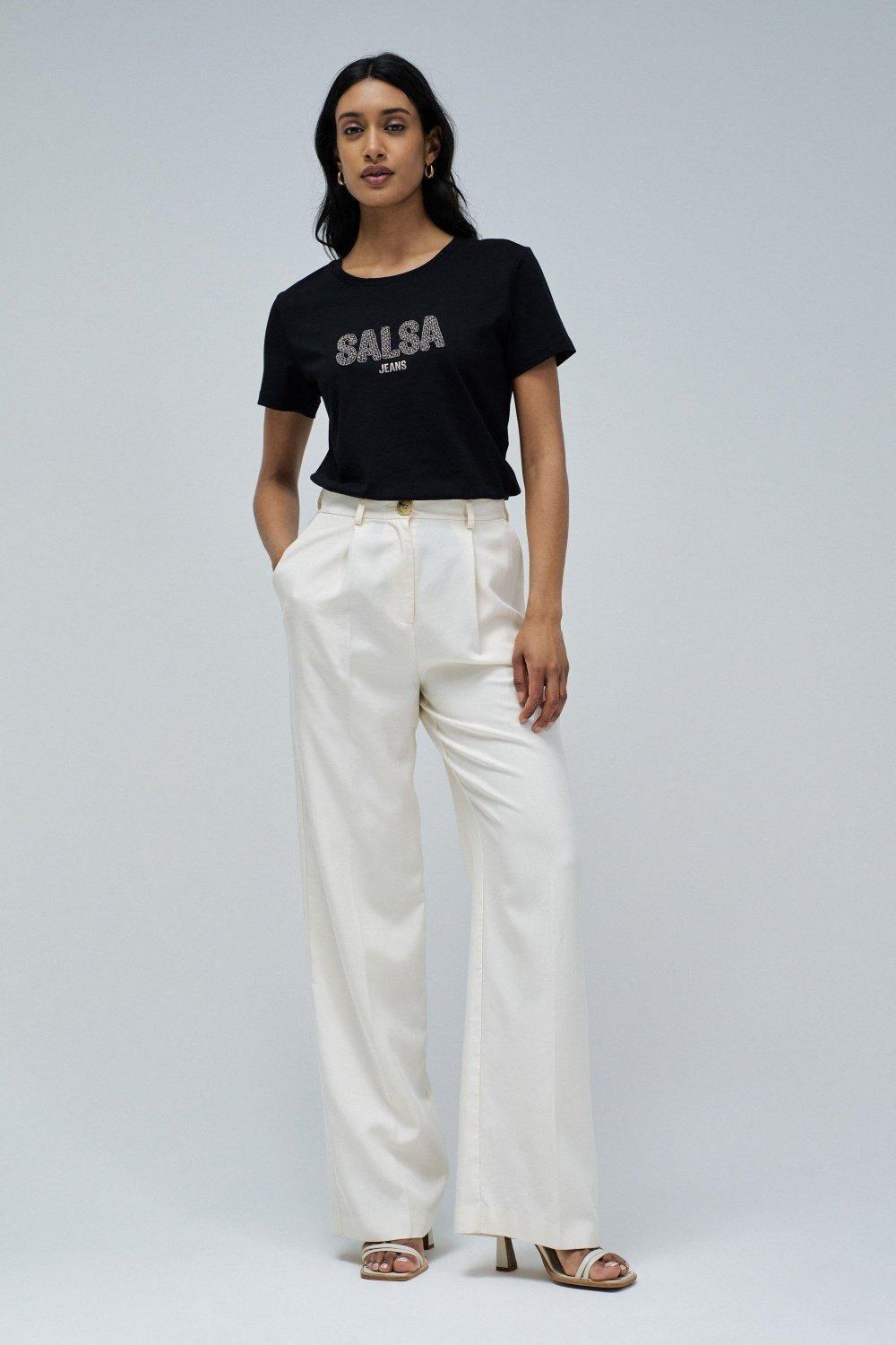 T-Shirt With Branding , , large image number 3