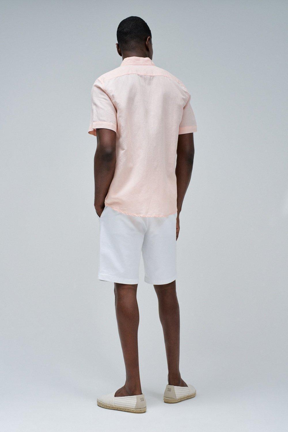 Linen Plain Casual Shirt, , large image number 2