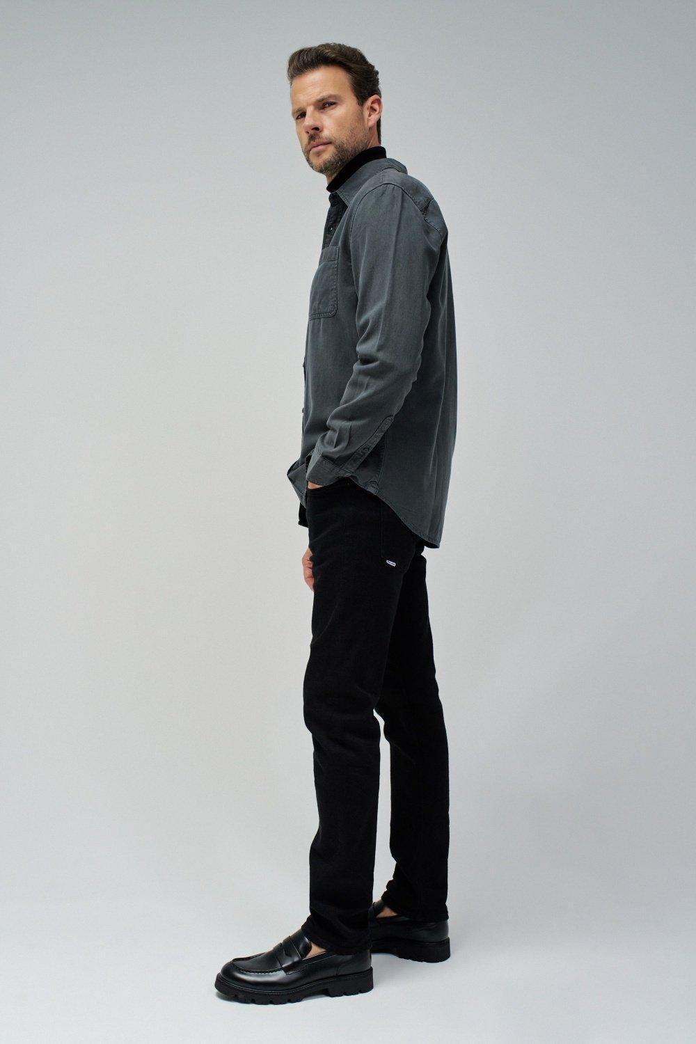Grey Solid Casual Shirt, , large image number 2