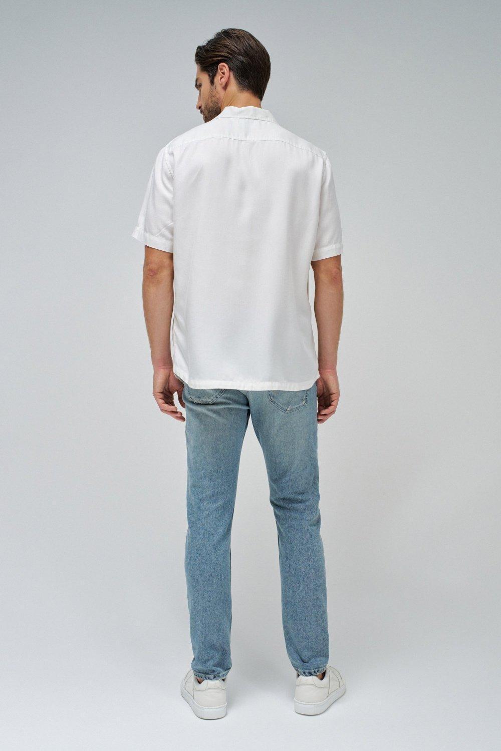 Beige Lightdenim Shirt, , large image number 3