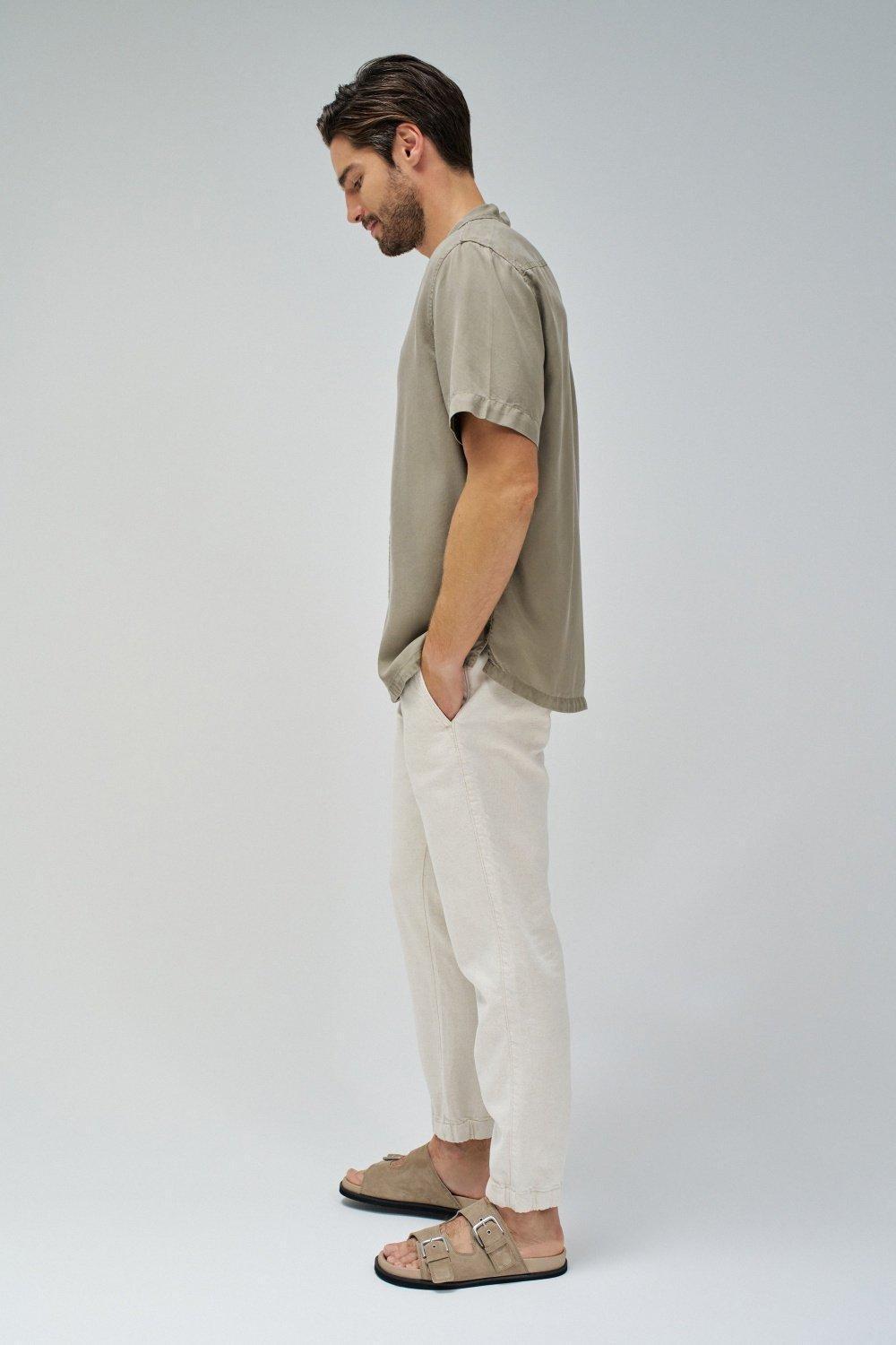 GREEN LIGHTDENIM SHIRT, , large image number 2