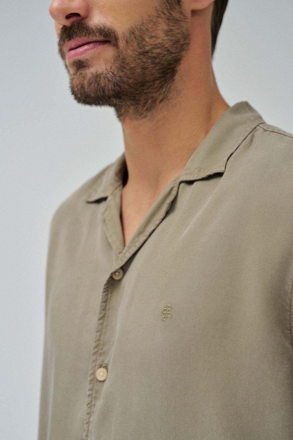 GREEN LIGHTDENIM SHIRT, , large image number 4