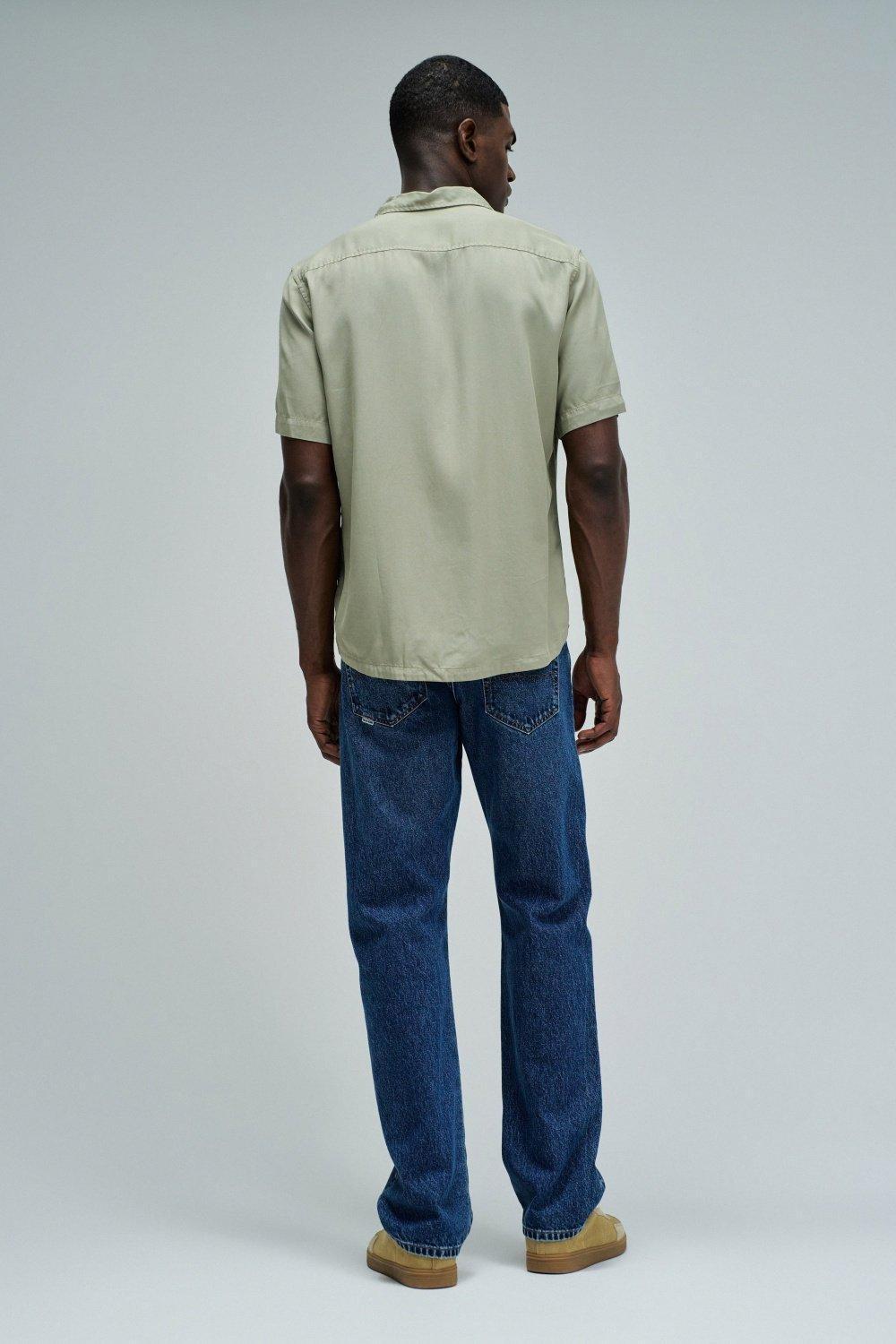 Light Denim Shirt, Green, large image number 3