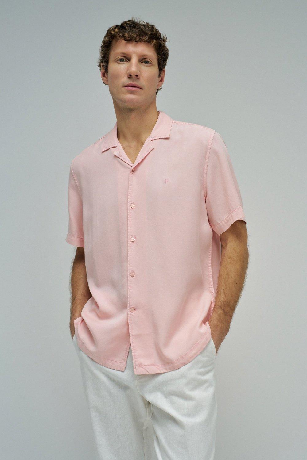 Light Denim Shirt, Pink, medium