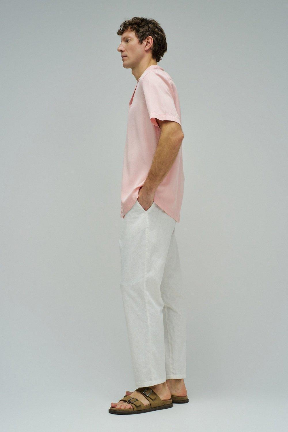 Light Denim Shirt, Pink, medium