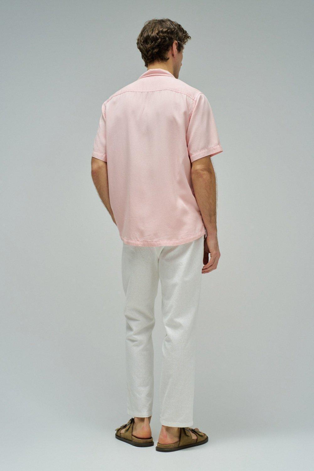Light Denim Shirt, Pink, large image number 3