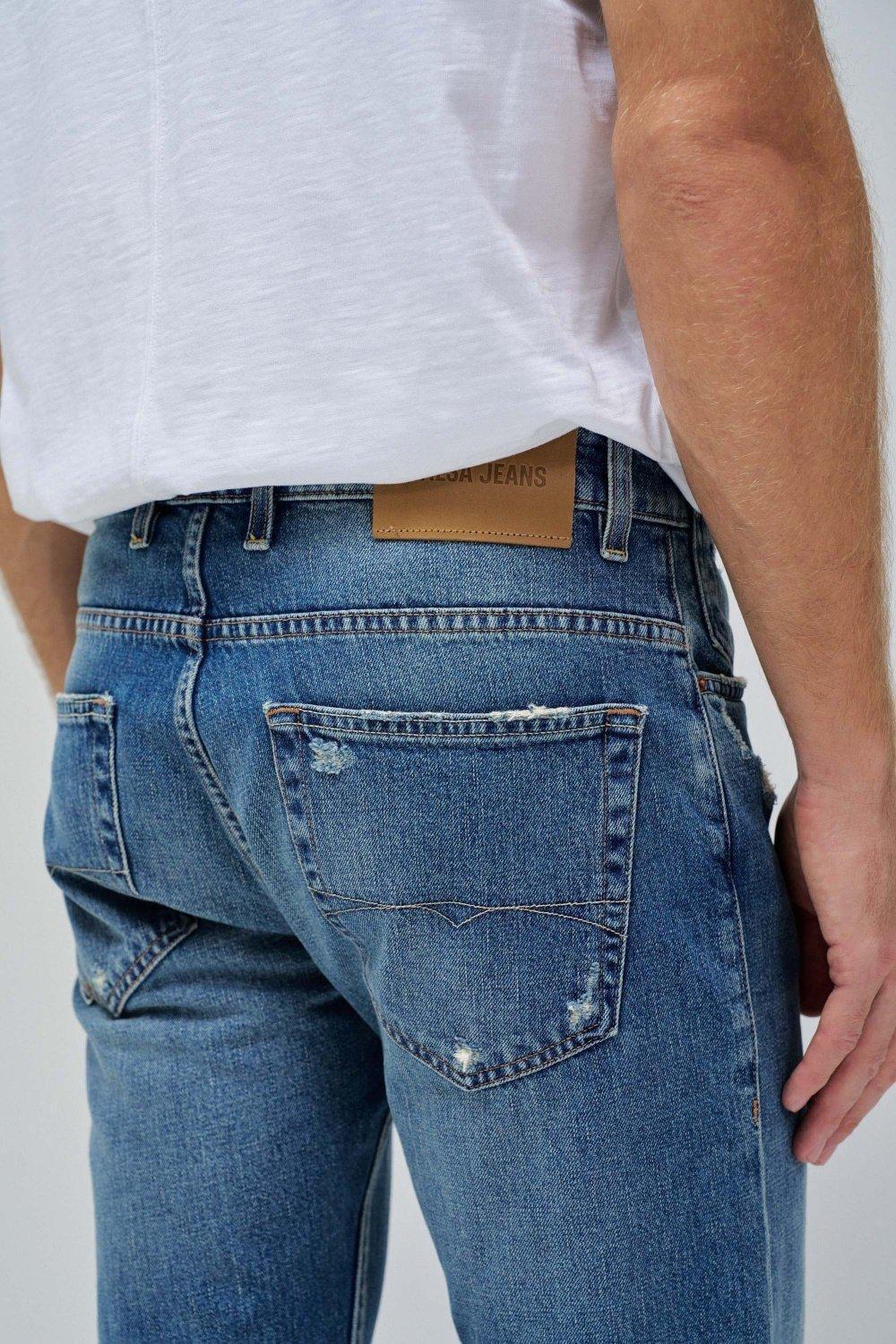 Regular Fit Jeans, Blue, large image number 4