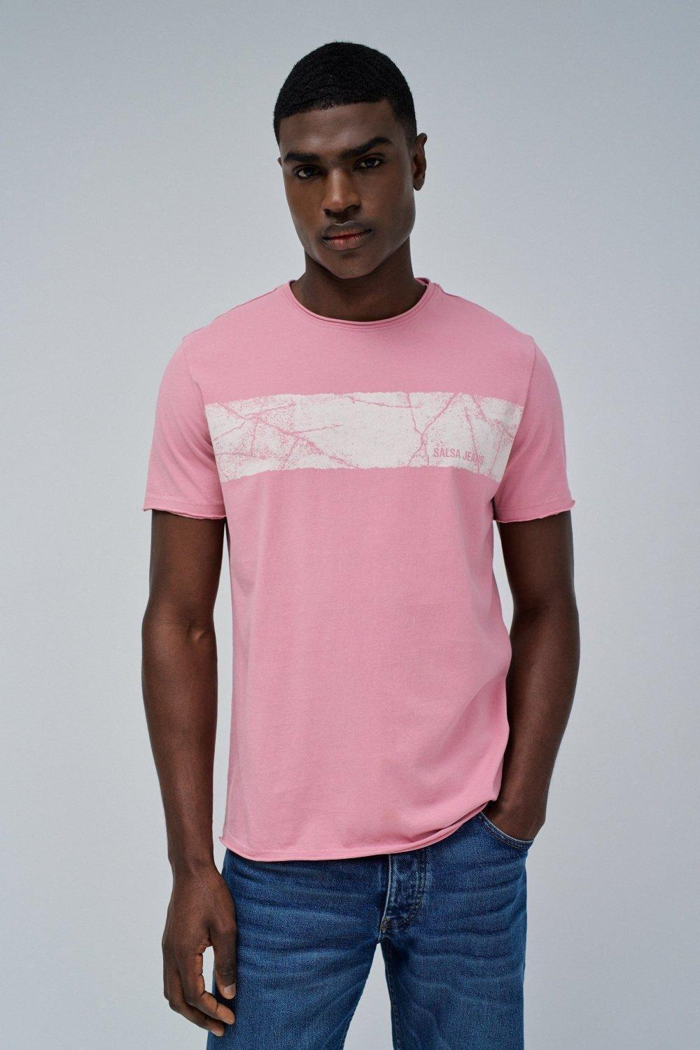 T-Shirt With Print&nbsp;, Pink, large image number 0