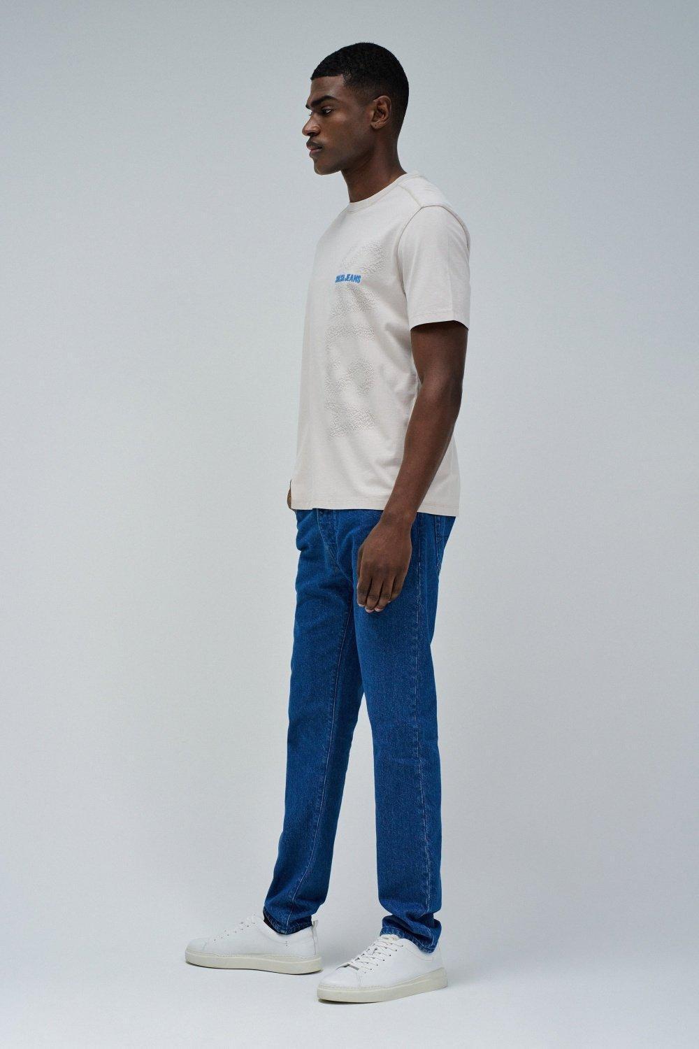 Beige T-Shirt With Branding, , large image number 2
