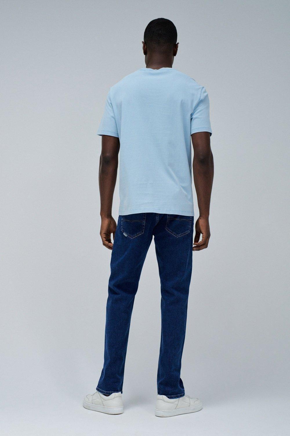 Blue T-Shirt With Branding, , large image number 3