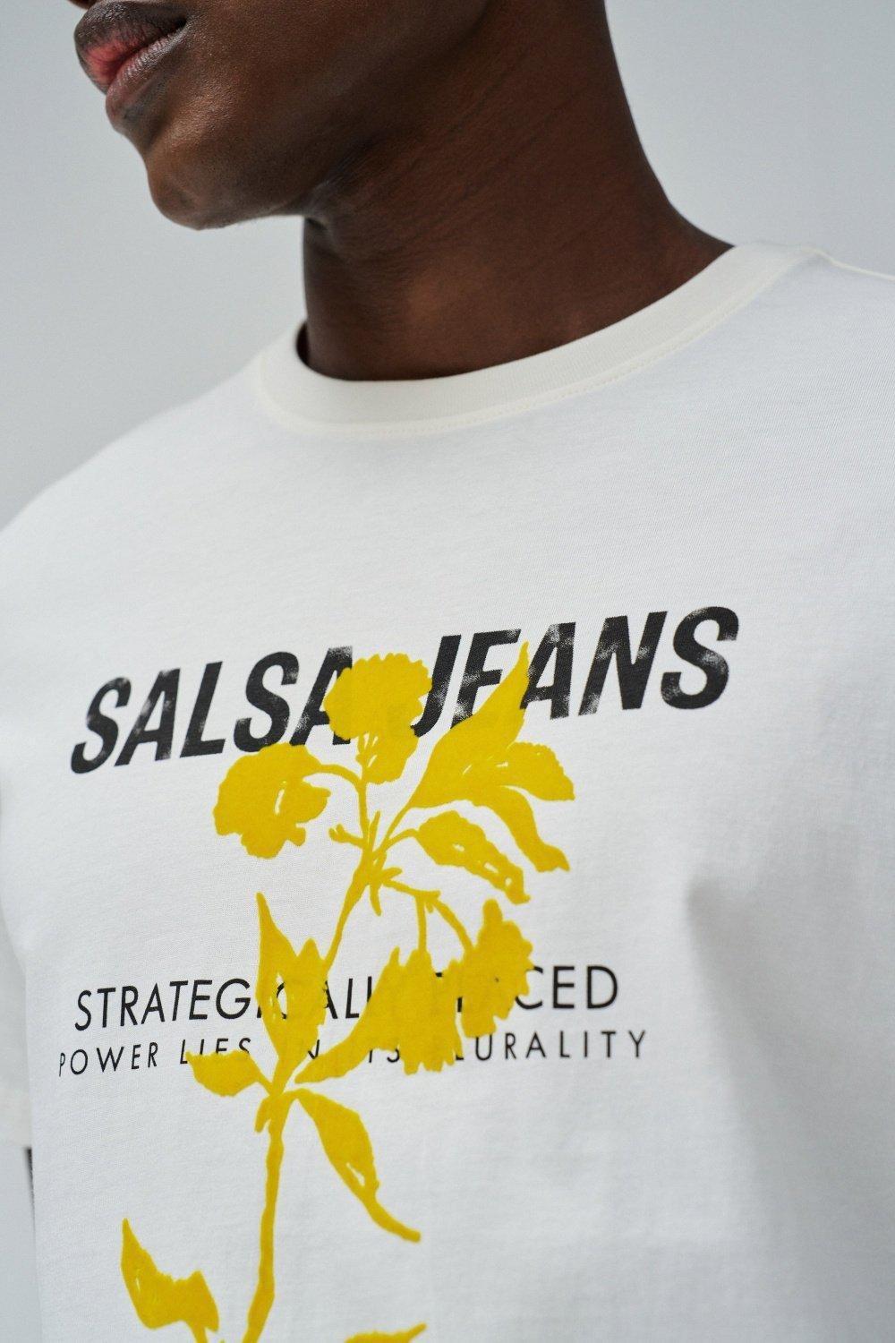 T-Shirt With Print, Pearl, large image number 4