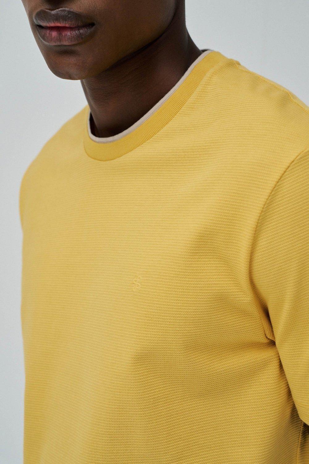 Textured T-Shirt Regular Fit, 2101_421, large image number 4