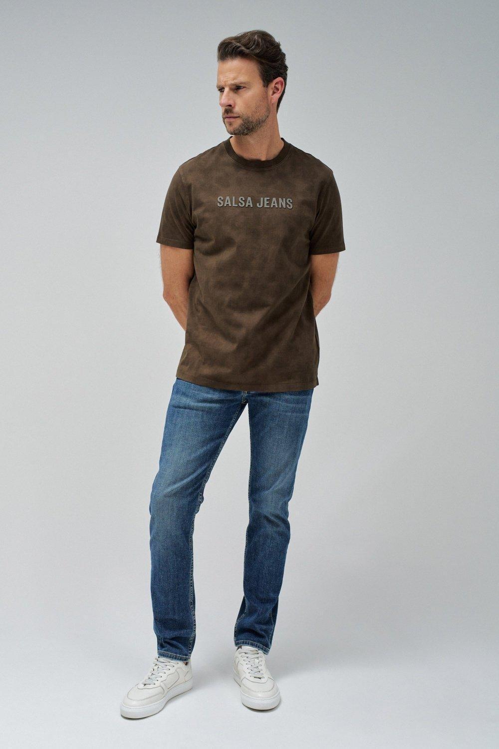 Green Textured Basic T-Shirt, , large image number 2