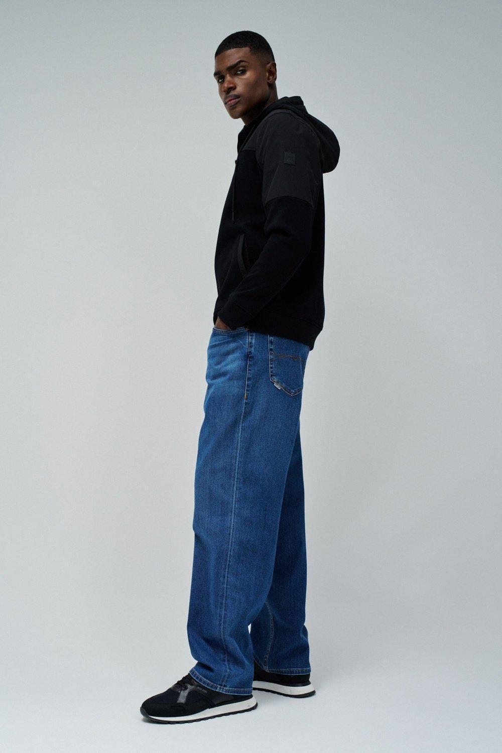 Black Hooded Casual Jacket, , large image number 2