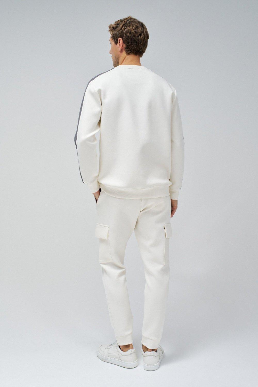 White block Casual Sweatshirt, , large image number 3