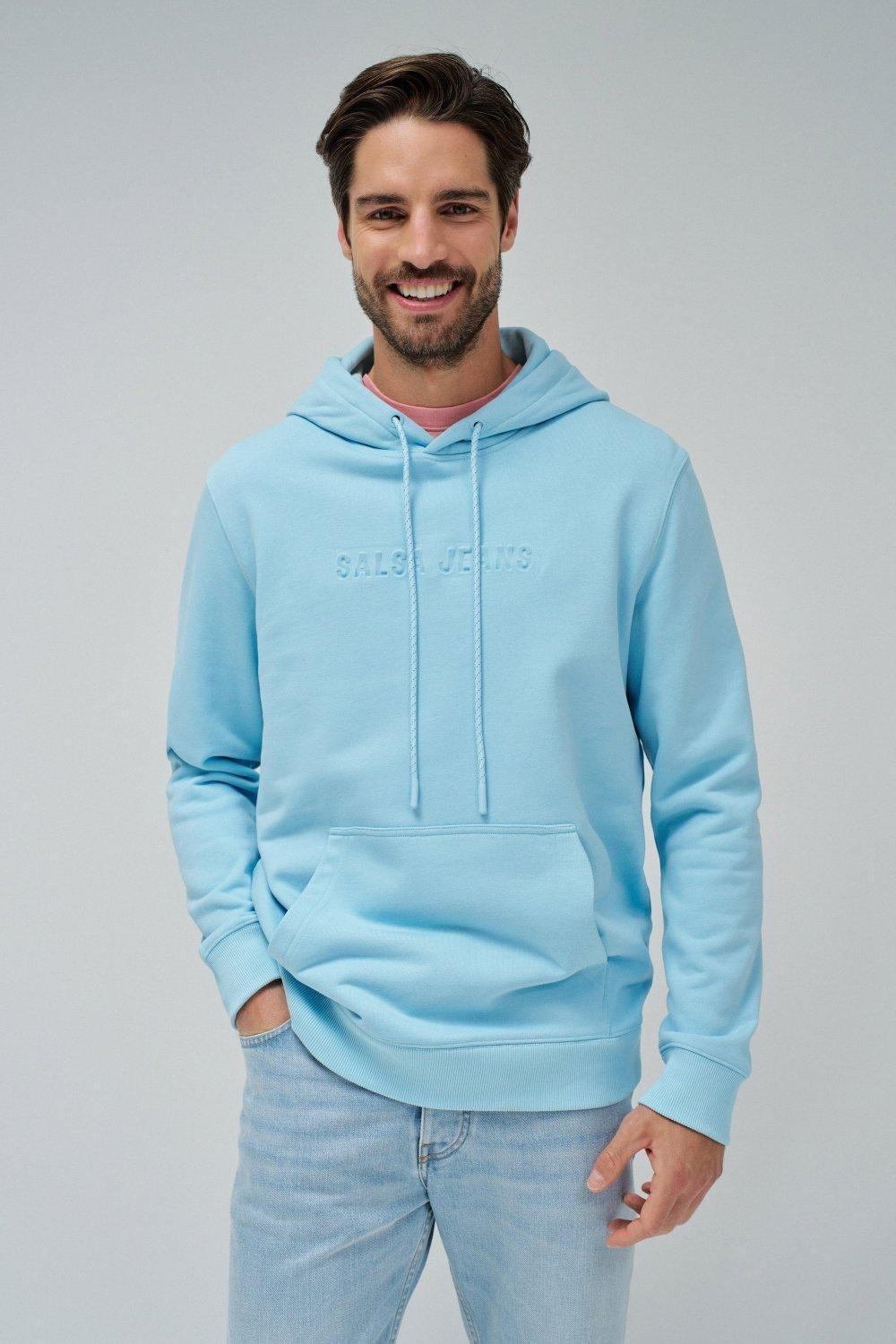 Lilac Solid Casual Hoodie, , large image number 0