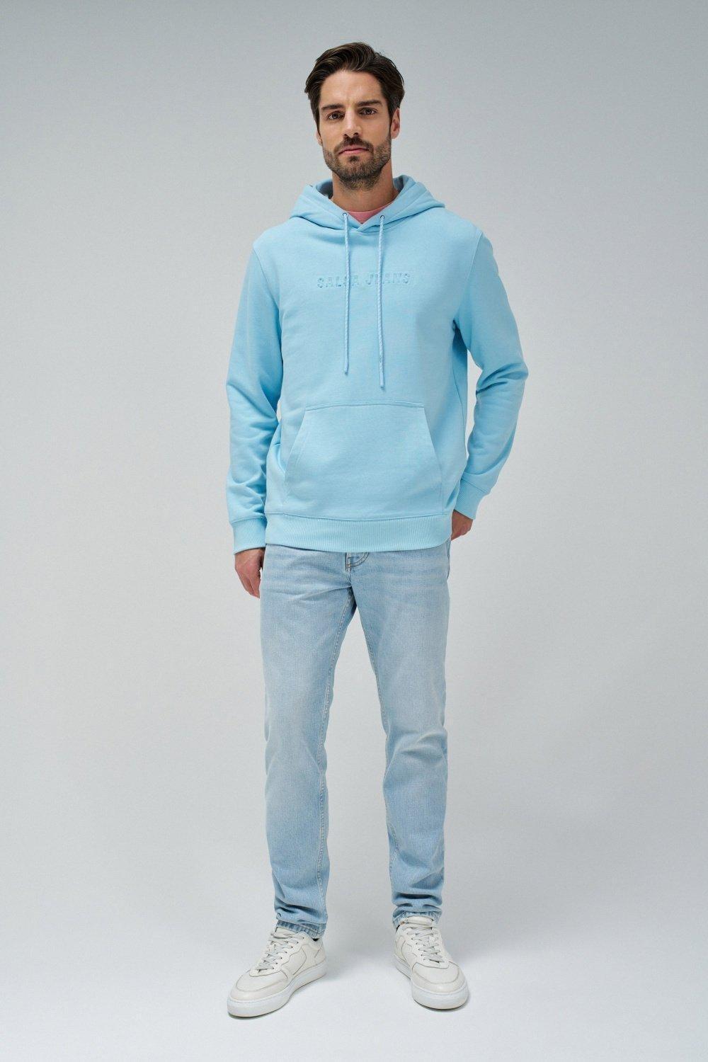 Lilac Solid Casual Hoodie, , large image number 1