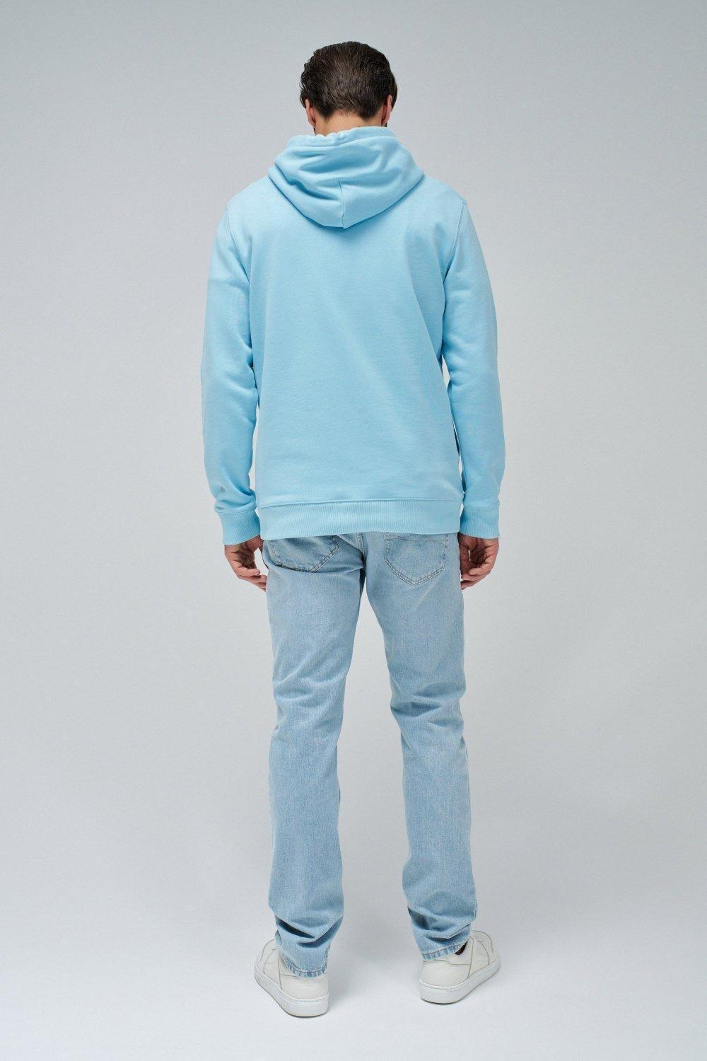 Lilac Solid Casual Hoodie, , large image number 3