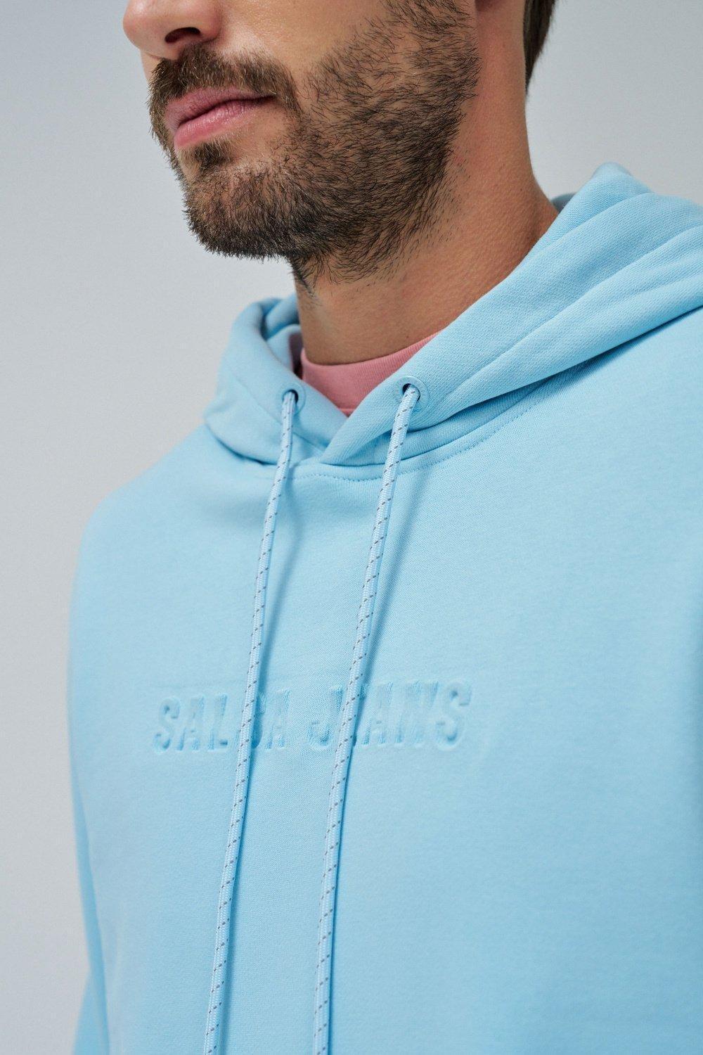 Lilac Solid Casual Hoodie, , large image number 4