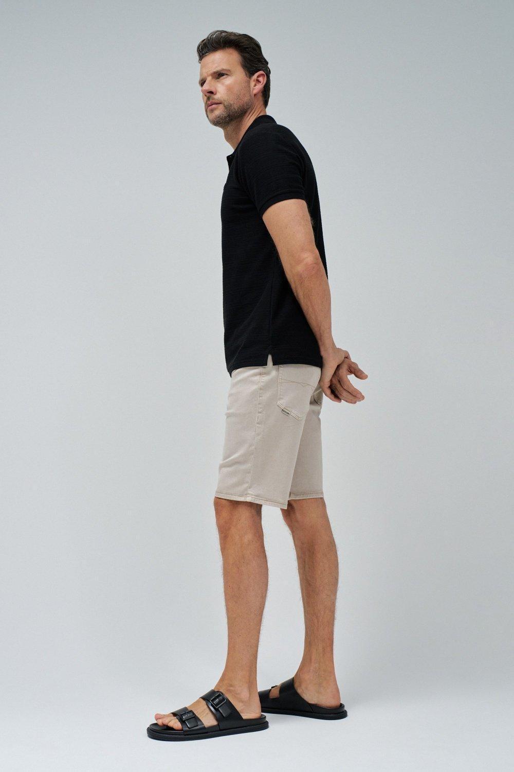 Polo With Texture, Black, medium