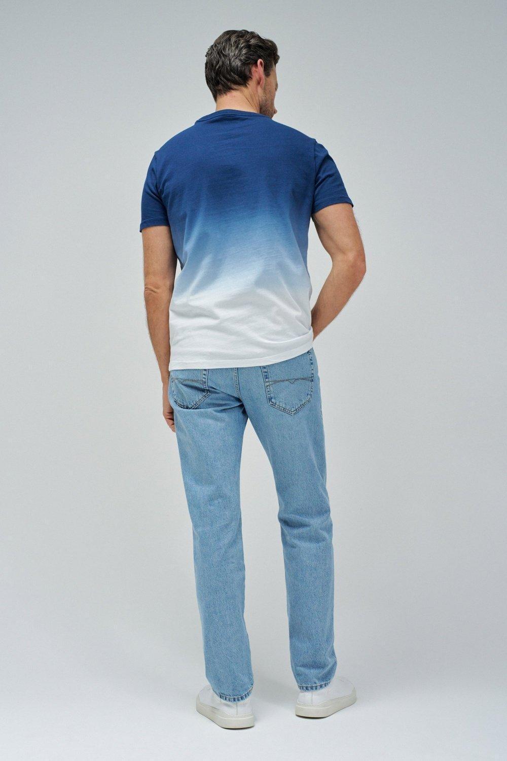 Blue T-Shirt With Degrade Effect, , large image number 3