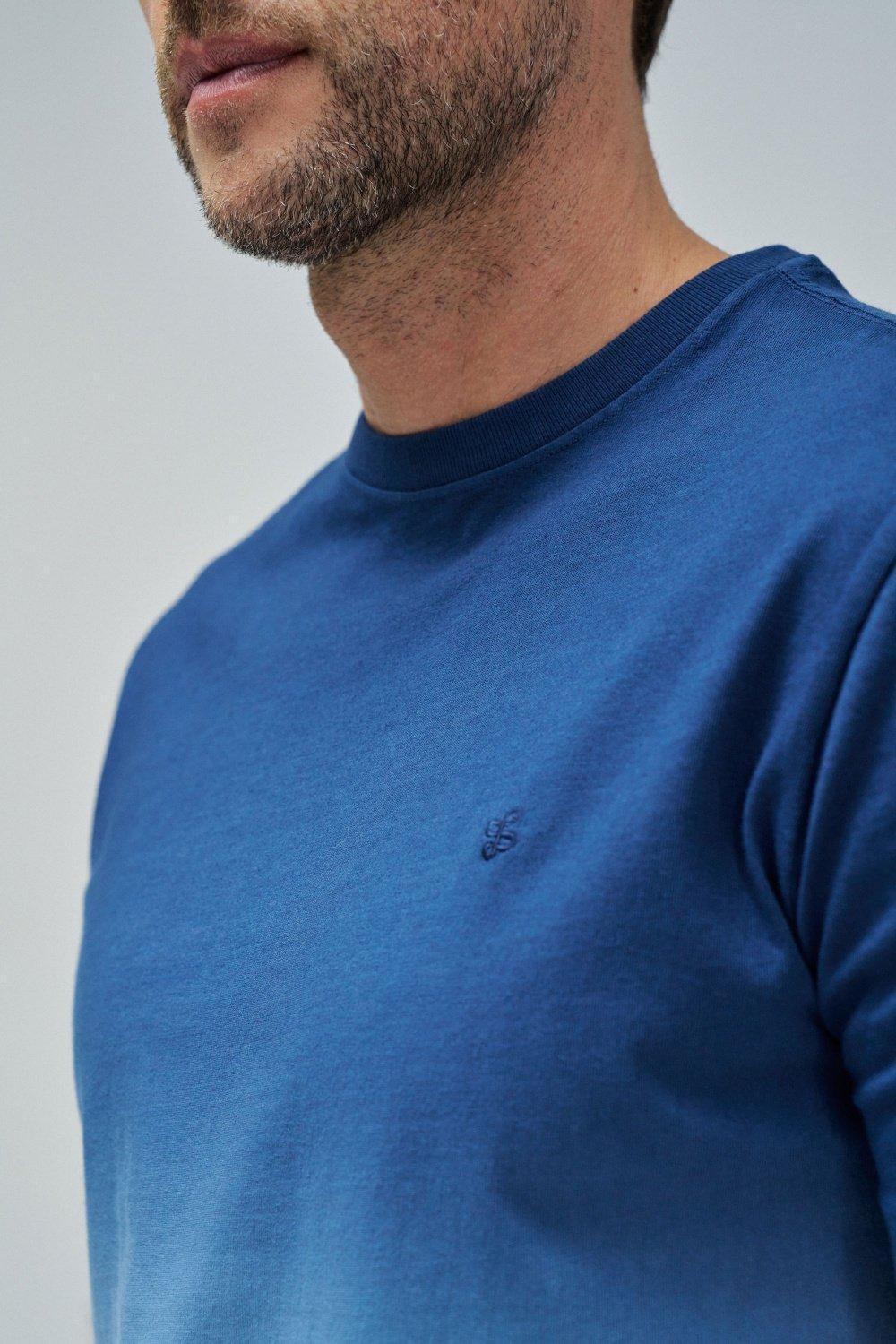 Blue T-Shirt With Degrade Effect, , large image number 4