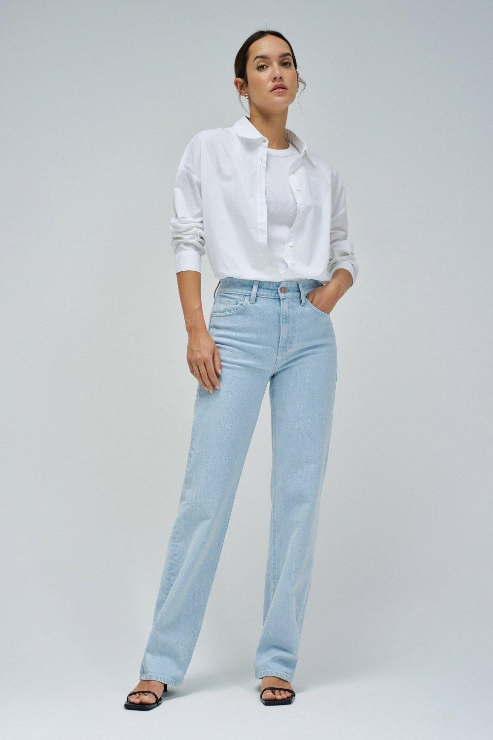 True Straight Jeans, Blue, medium