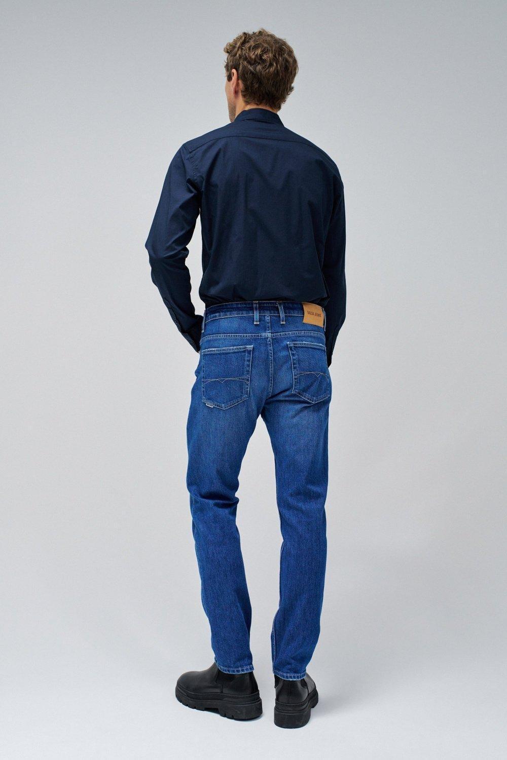 Slim Fit Jeans, Blue, large image number 3