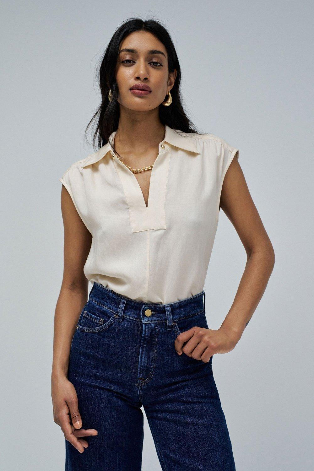 Light denim Shirt, Pearl, large image number 0