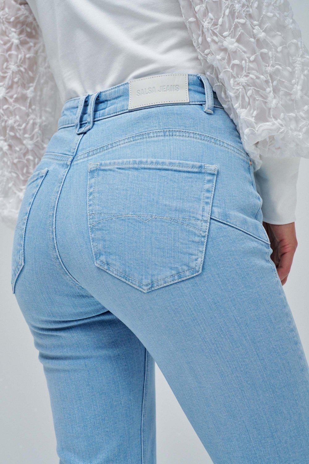 Faith Push In Flare Jeans, , large image number 4