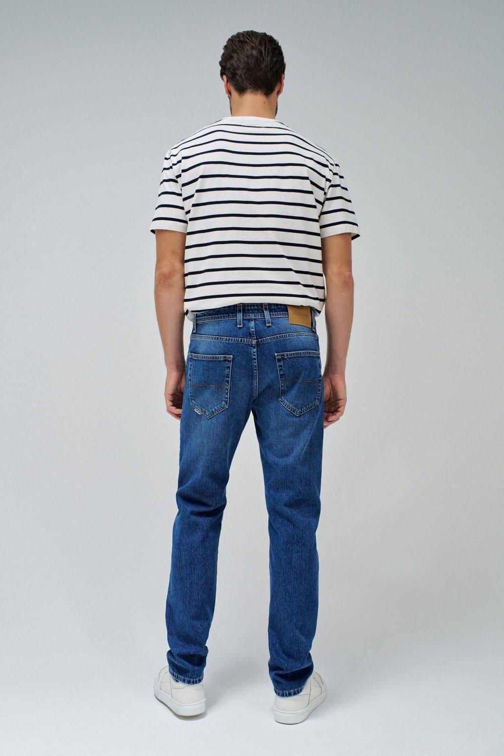 Trousers Straight&nbsp;, Blue, large image number 3