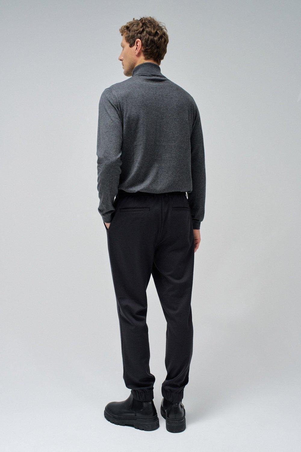 Grey Solid Chinos Ankle-Length, , large image number 3