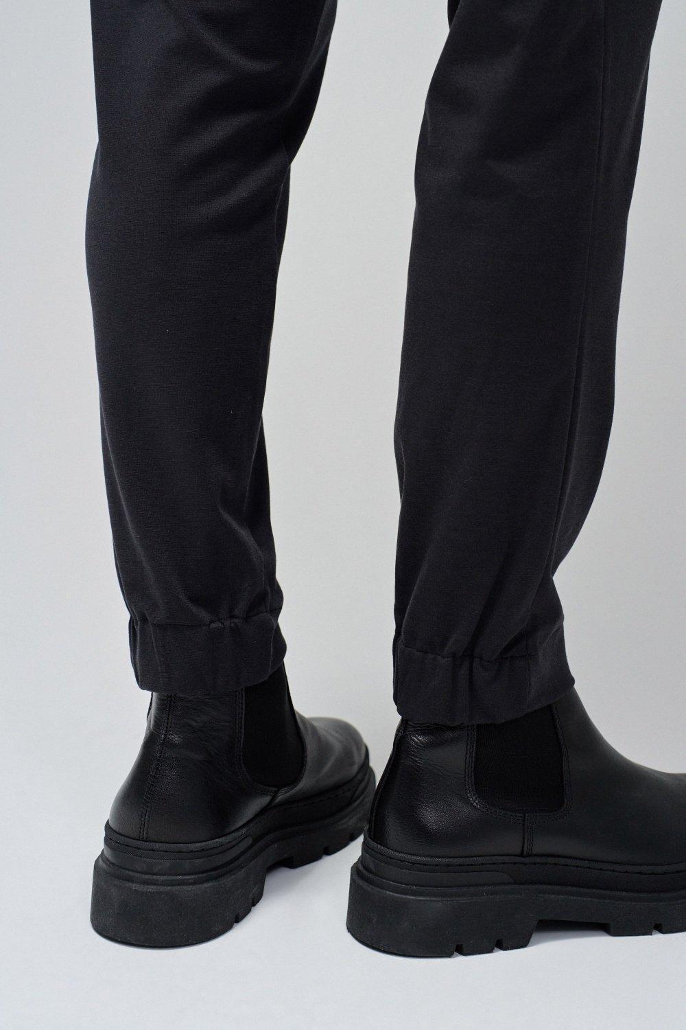 Grey Solid Chinos Ankle-Length, , large image number 4