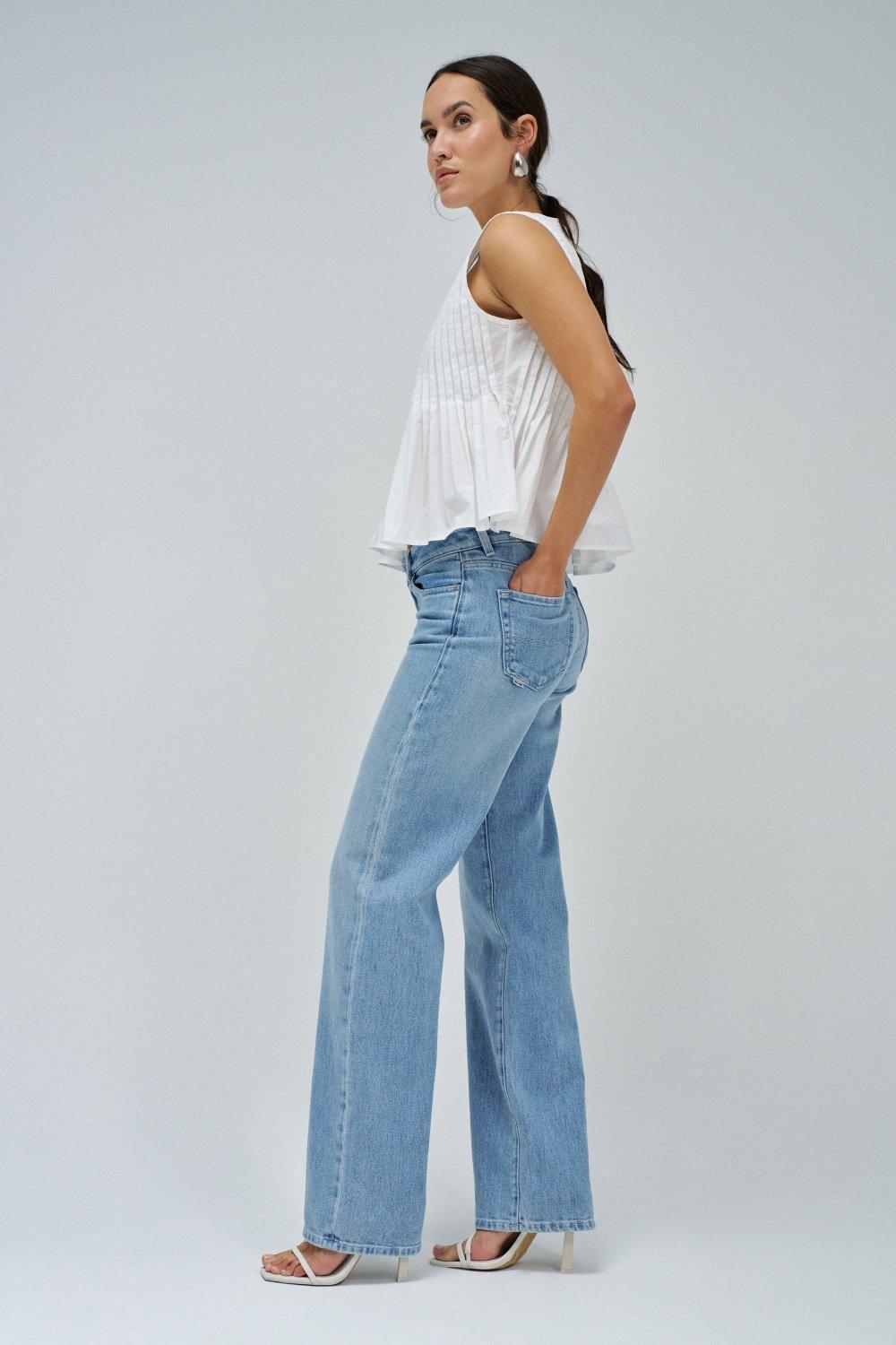 Pleated Blouse , White, large image number 2