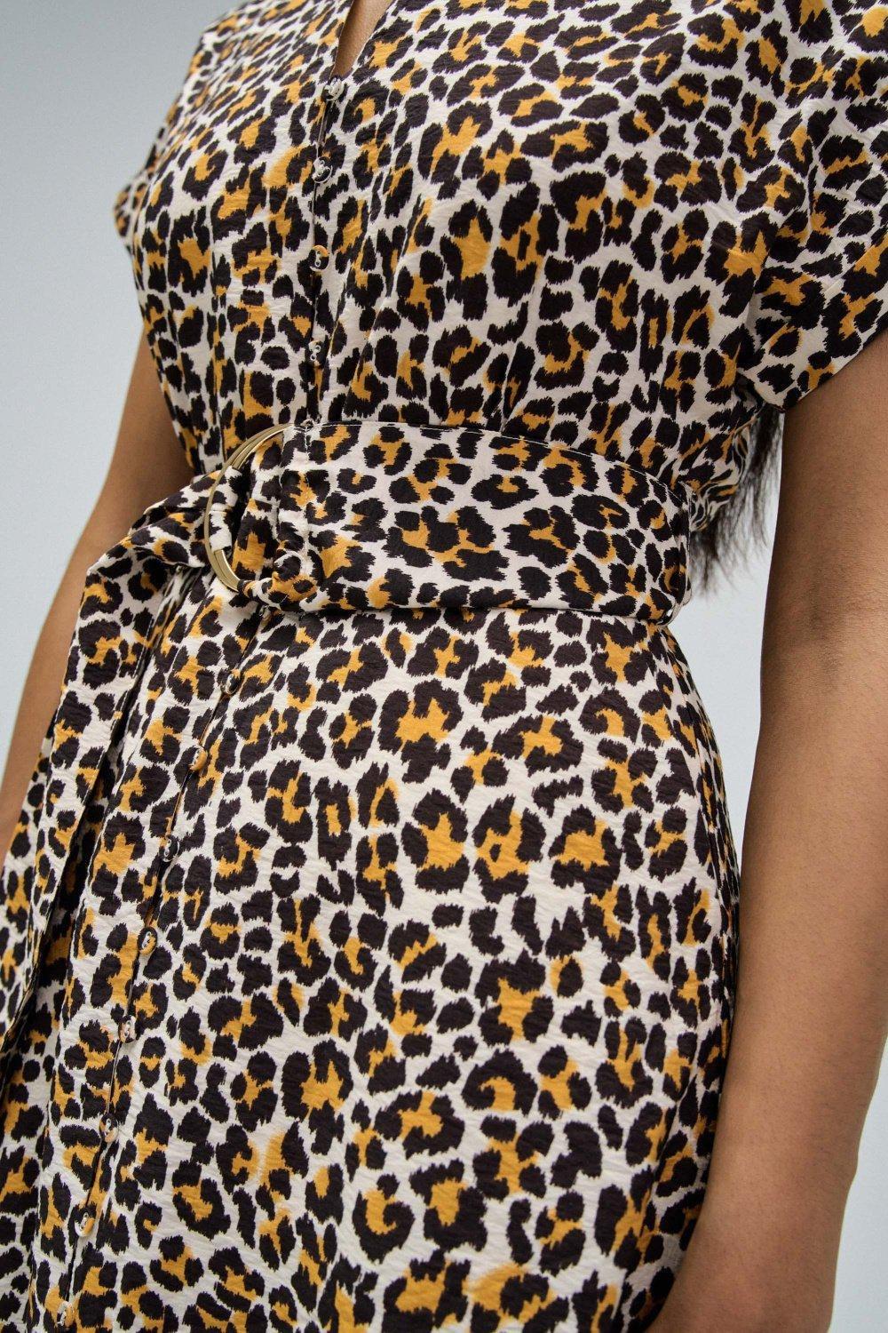 Beige Printed Maxi Dress, , large image number 4