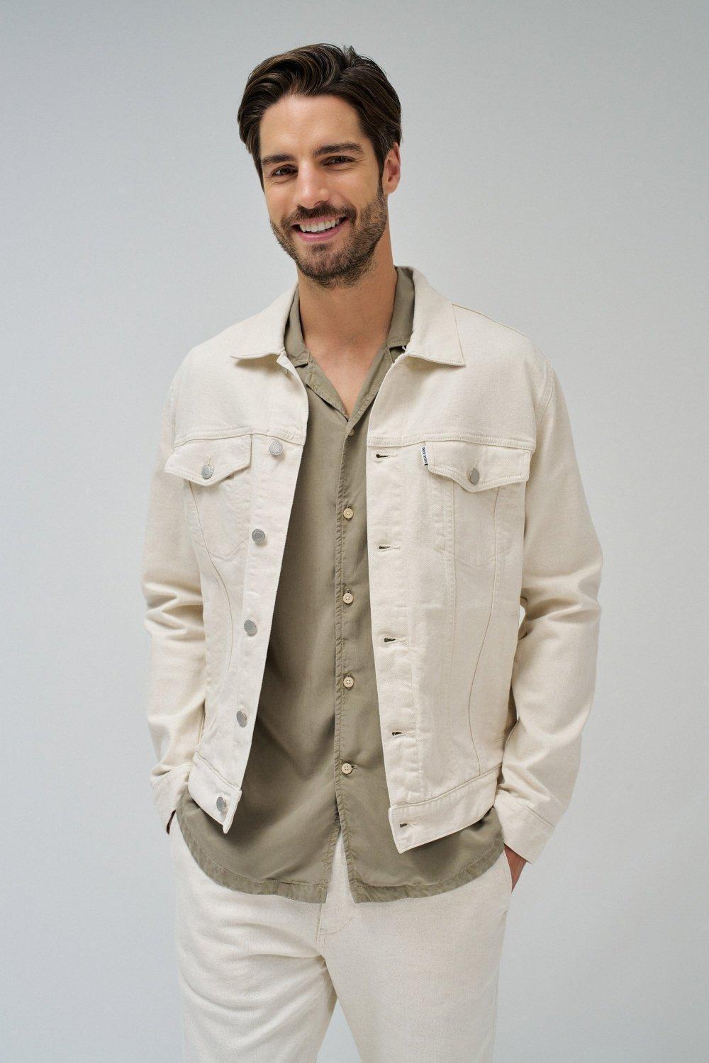 Denim Jacket, Pearl, large image number 0