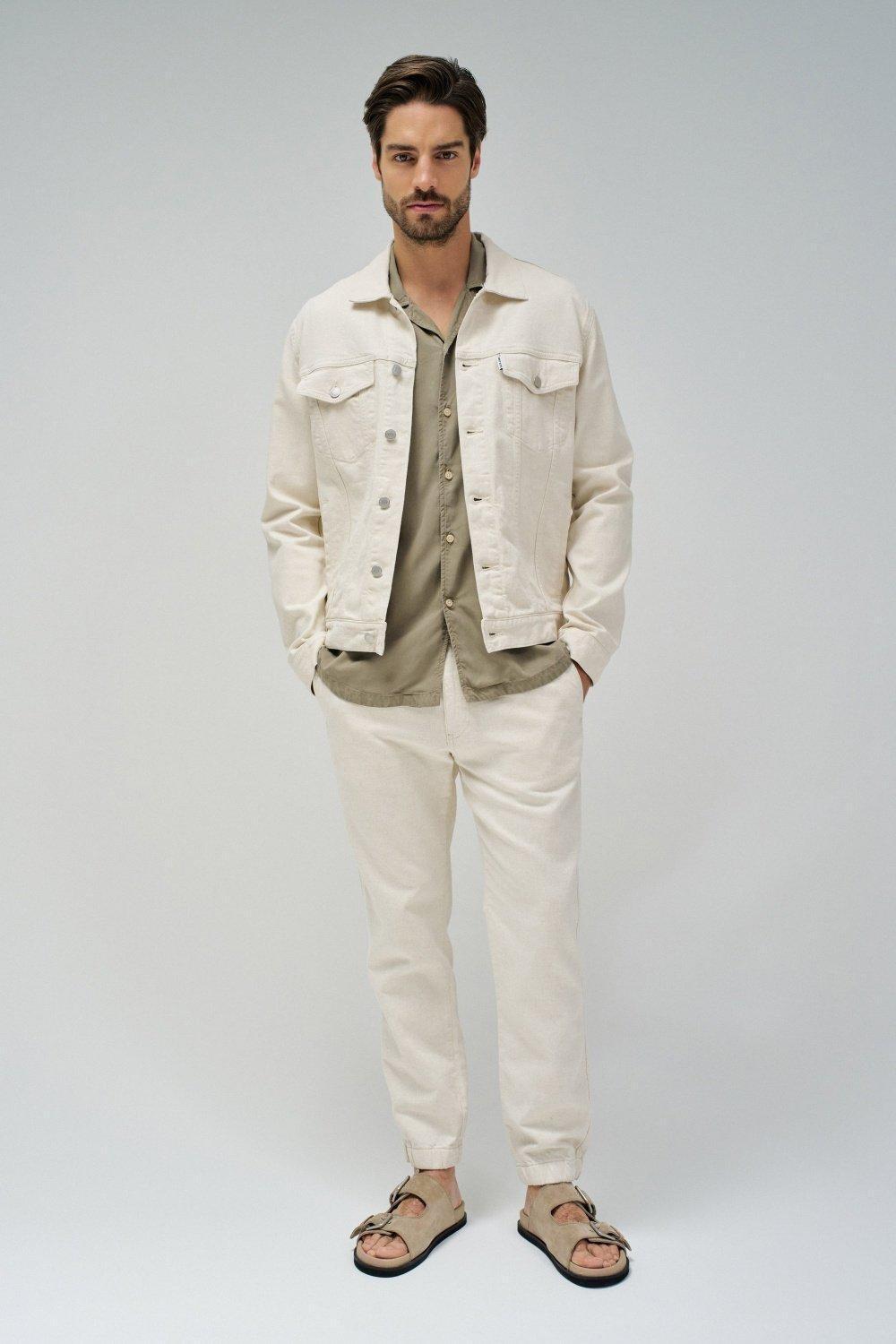 Denim Jacket, Pearl, large image number 1