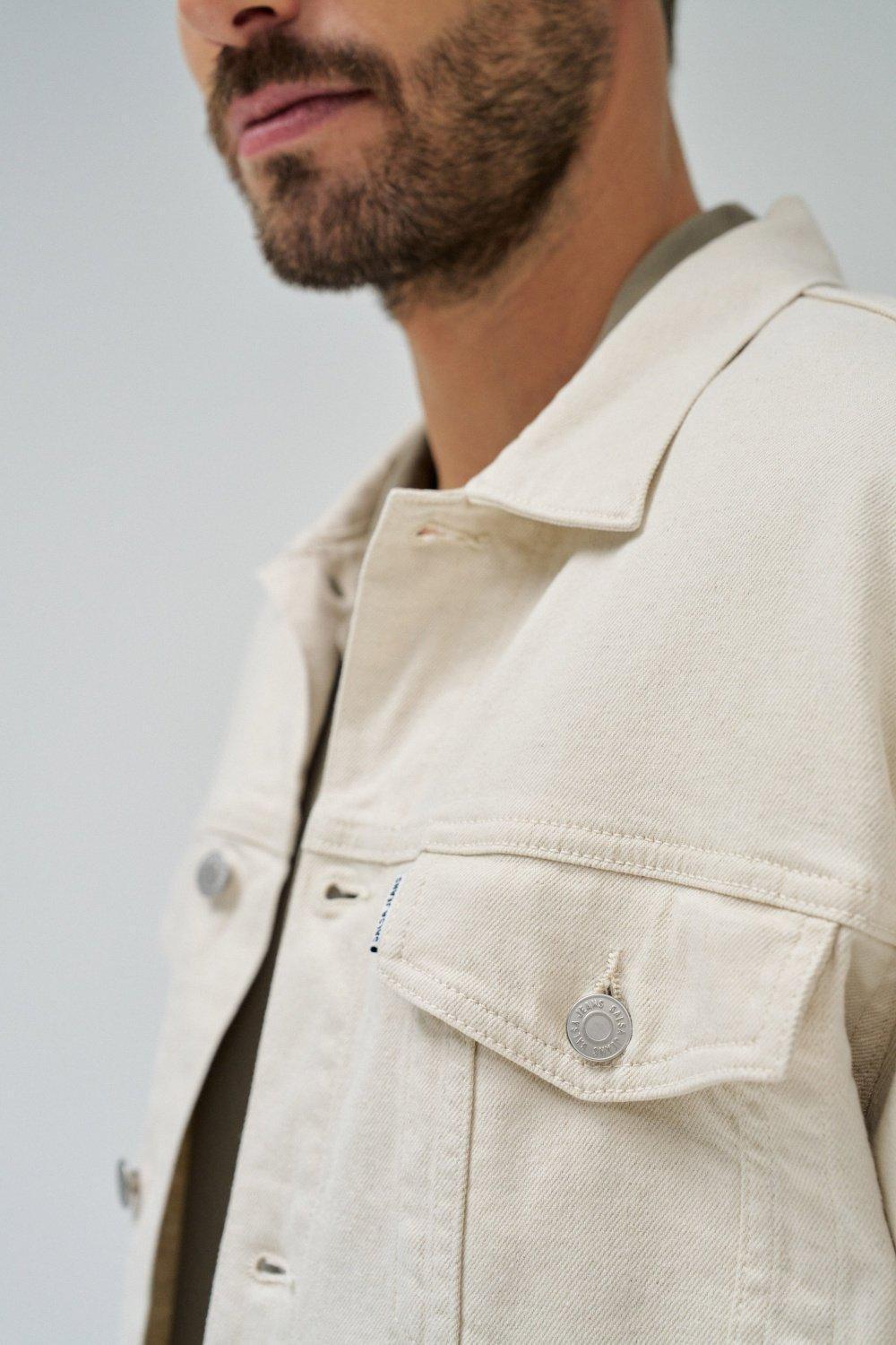 Denim Jacket, Pearl, large image number 4