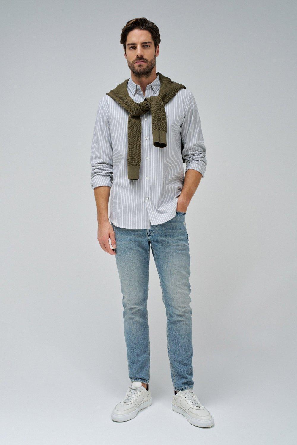 Light Wash Ankle-Length Jeans, , large image number 1