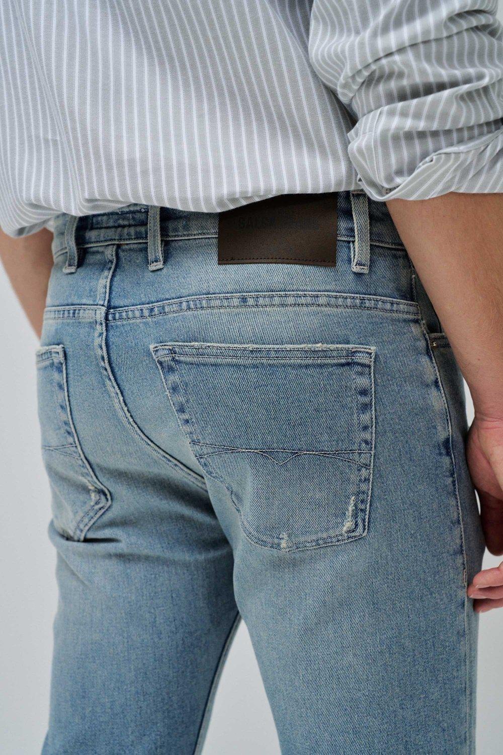 Light Wash Ankle-Length Jeans, , large image number 4