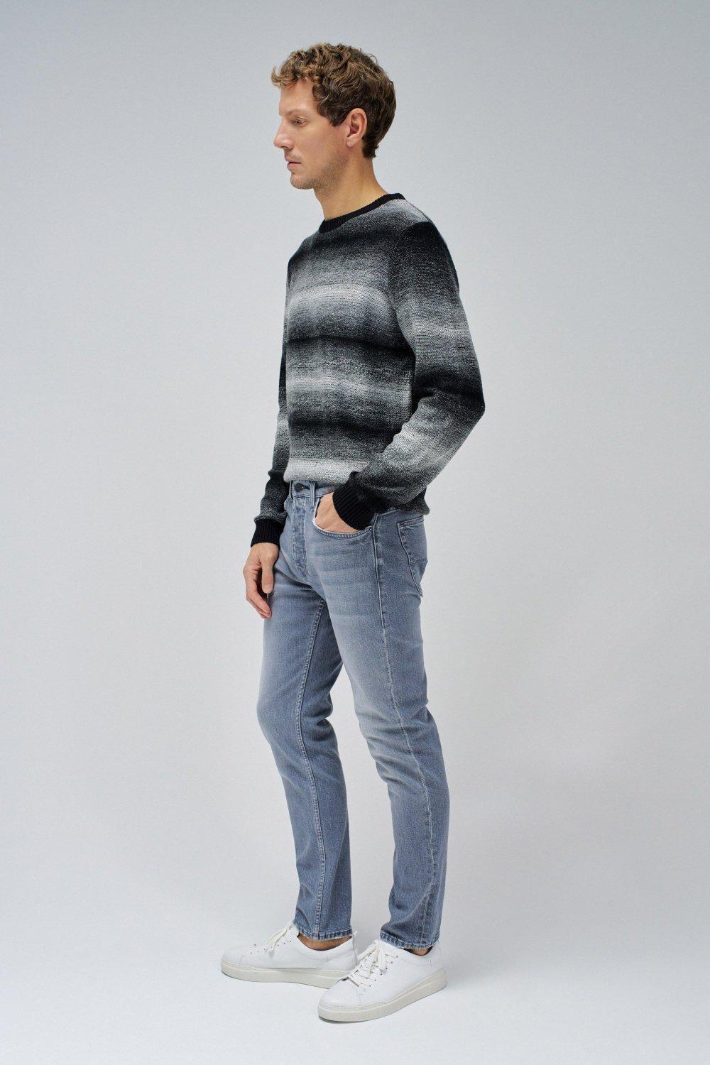 Slim Jeans With Dark Wash, Grey, large image number 2