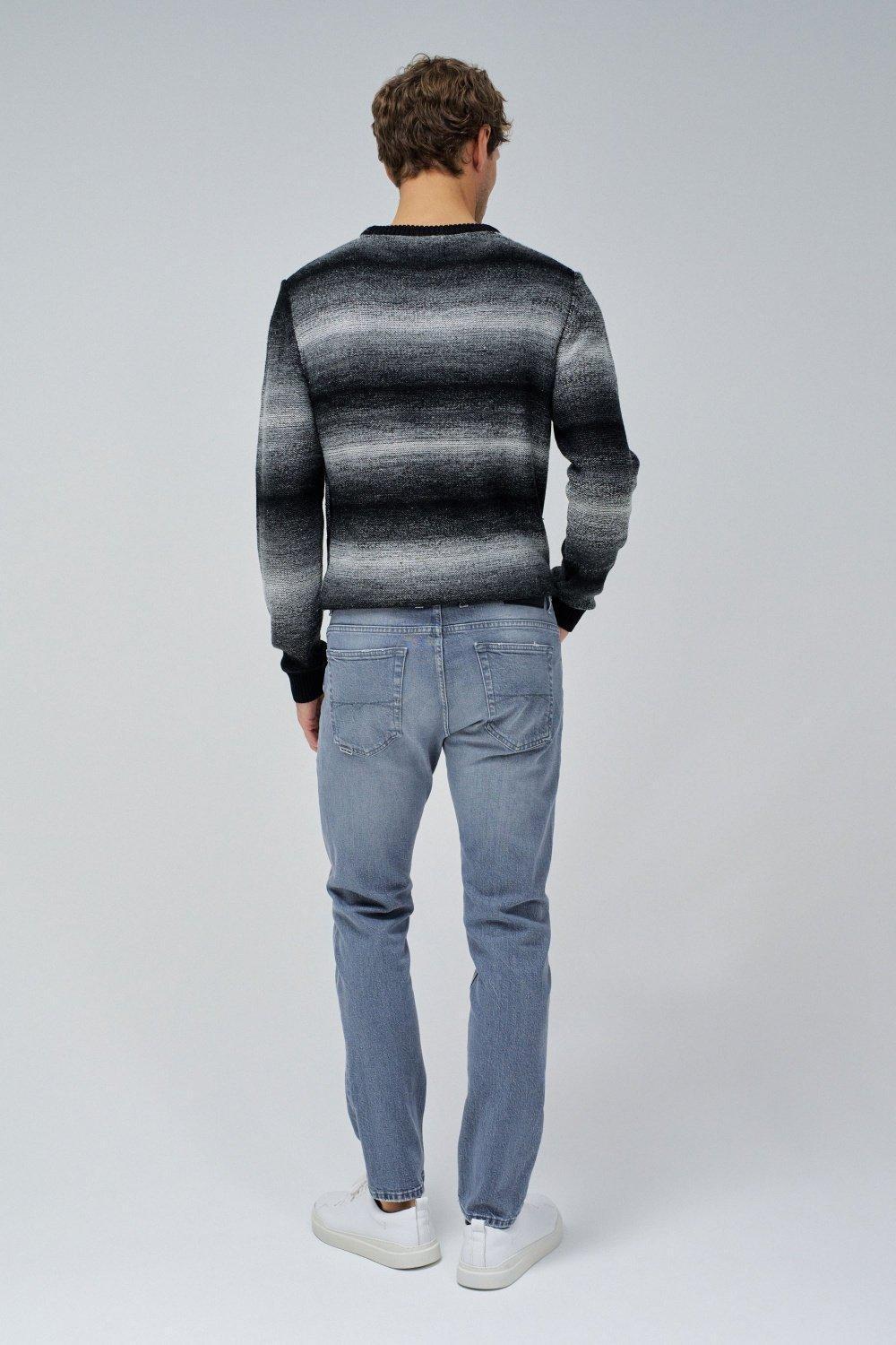 Slim Jeans With Dark Wash, Grey, large image number 3