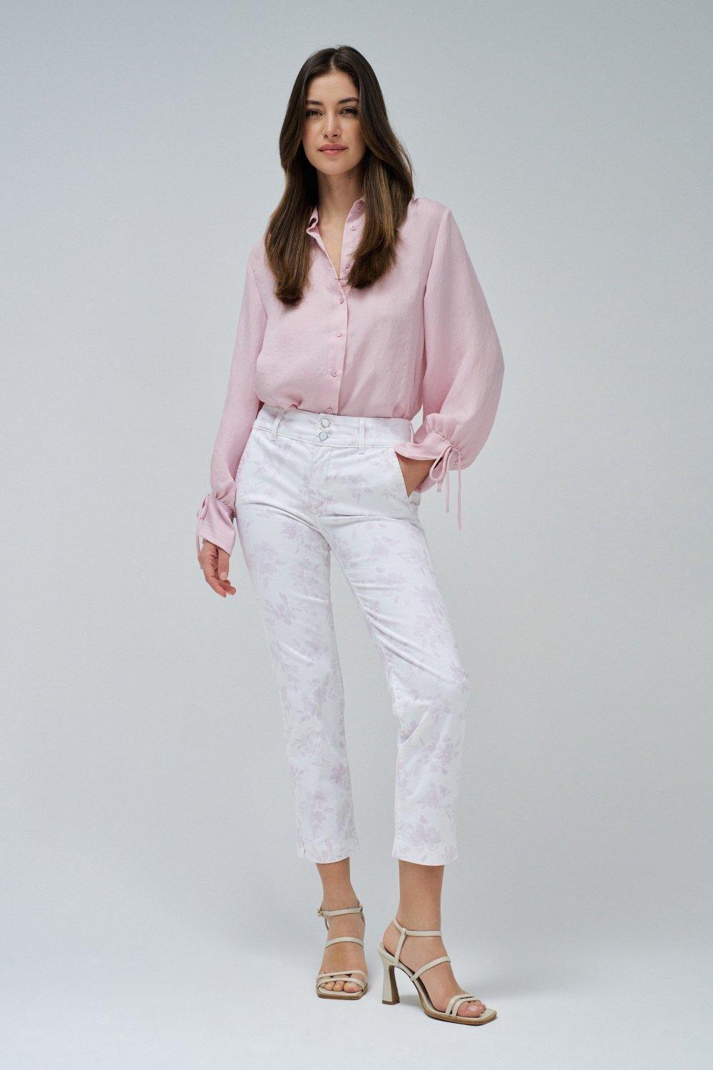 Beige Cropped ed Denim Jeans, , large image number 1