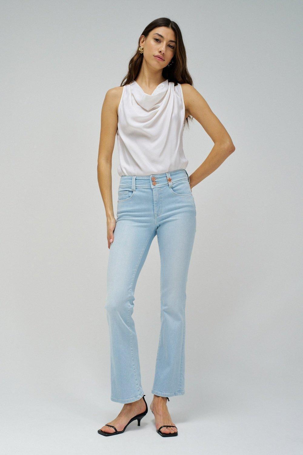 Jeans Secret Push In Bootcut , Blue, large image number 1