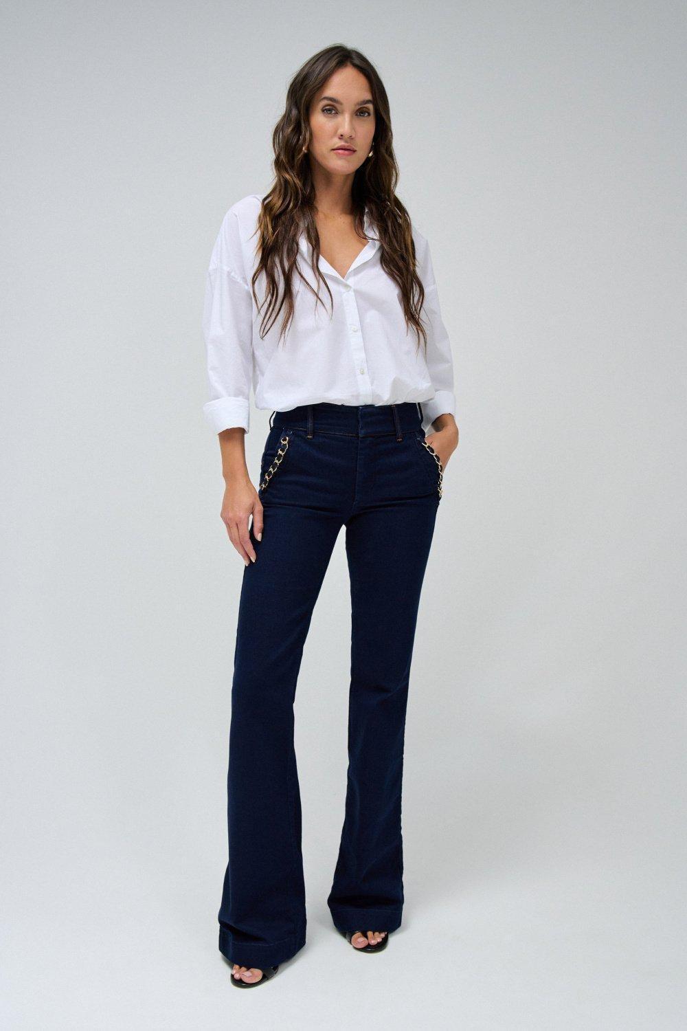 Blue Secret Chino Flare, , large image number 3
