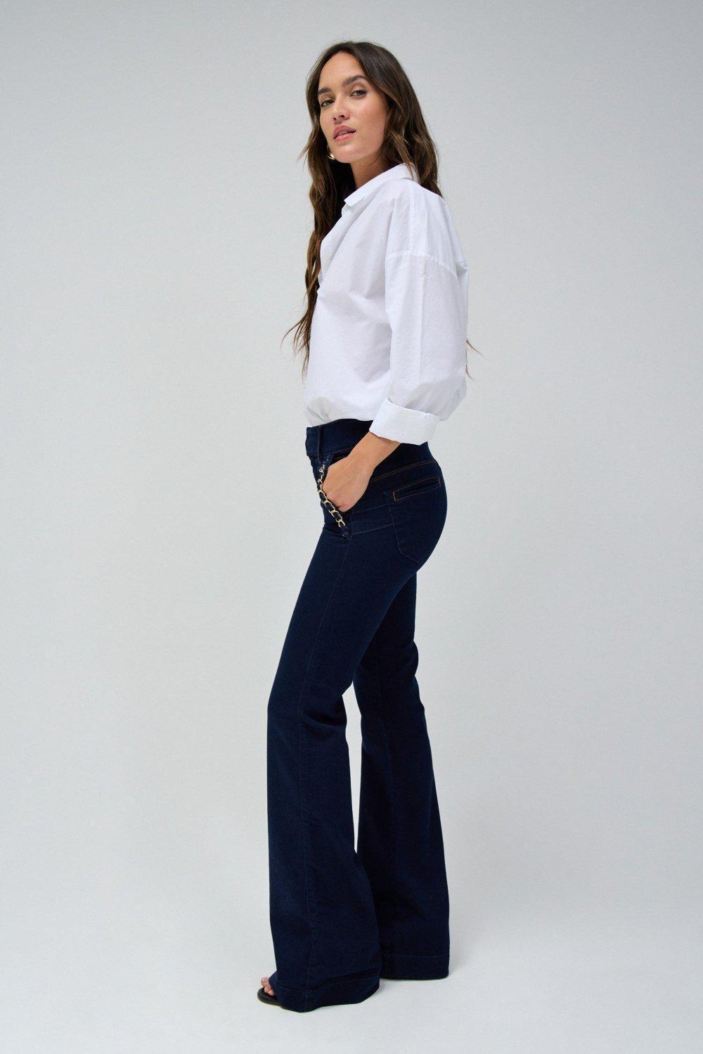 Blue Secret Chino Flare, , large image number 5