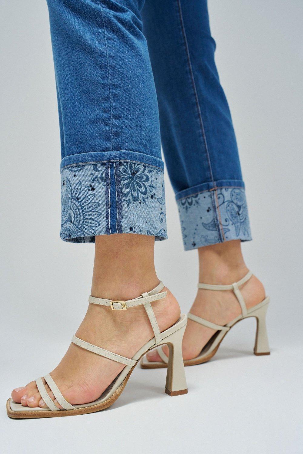 Jeans Secret Push In Straight, Blue, large image number 4